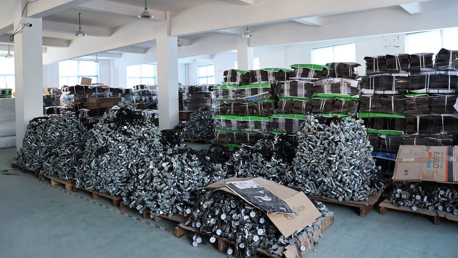 Raw materials prepared for incoming review