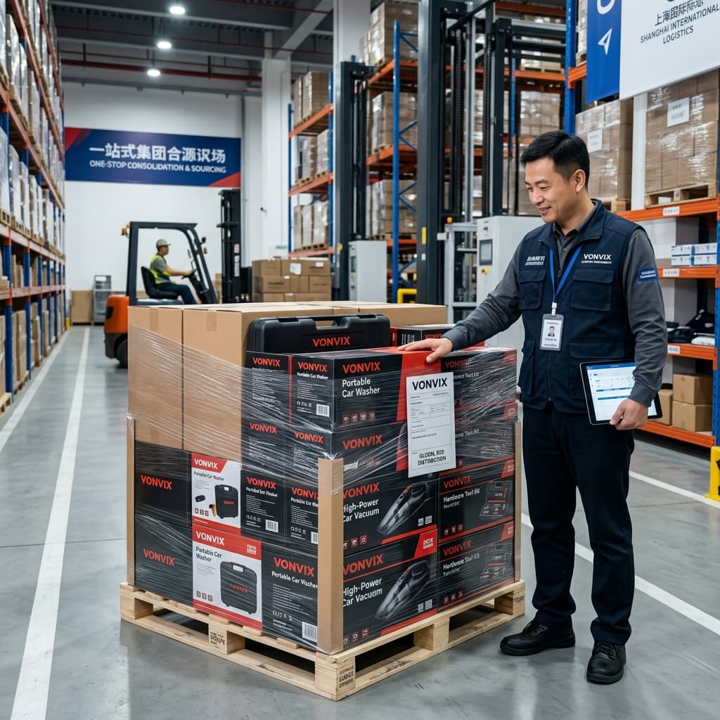 VONVIX consolidated sourcing and shipment preparation