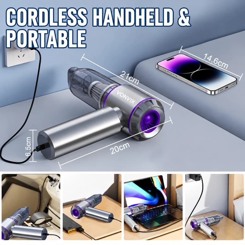 Charging interface for VONVIX car vacuum cleaner sample approval